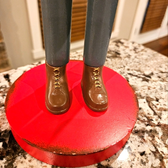 White Schnauzer Snowboarding Trimsetter by Dillard's Nutcracker 17.5'' - Picture 4 of 7